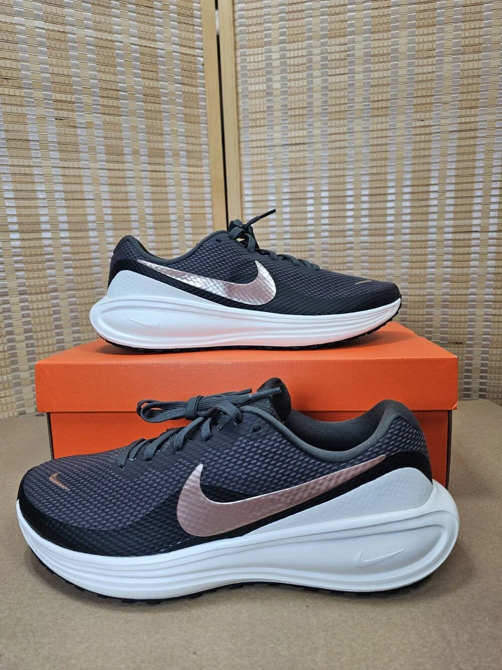 Nike Revolution 8 Women’s HJ8485-200 Size 10 Medium Ash Metallic Bronze NIB